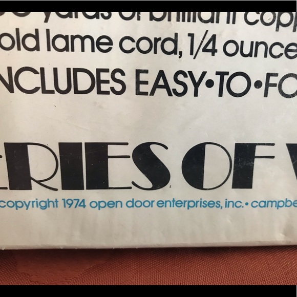 Circa 1974 Open Door Antique Car Wire Design Kit. One of a Kind. - Picture 4 of 8